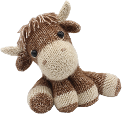 Hardicraft kit tricot peluche Luke Highlander 20 cm set DIY