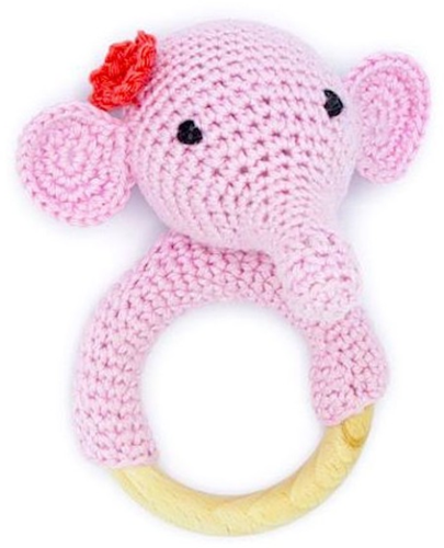 Hardicraft kit crochet hochet éléphant 12 cm - jouet créatif