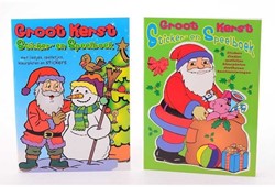 Livre d'autocollants et de coloriages Harlequin Noël 32 pages