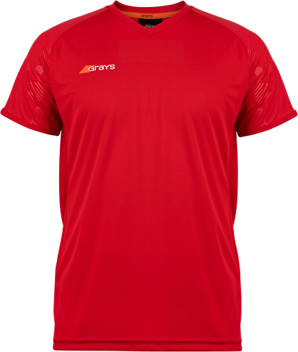 Grays maillot de hockey Axis 650 rouge Large - vêtement de sport hockey