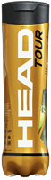 Head balles de tennis Tour - tube de 4 - durables et visibles