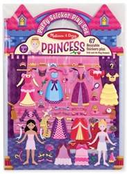 Melissa & Doug livre d'autocollants princesses - autocollants puffy réutilisables