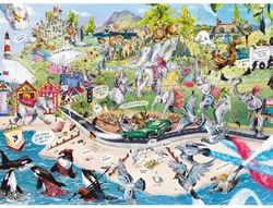 Gibsons puzzle d’animaux Herd of Hilarity - 1000 pièces carton