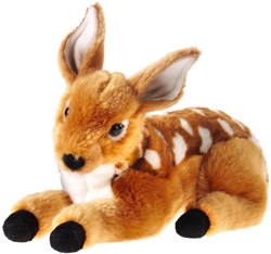Heunec peluche cerf marron 25 cm jouet