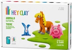 Tomy set d'animaux en pâte à modeler - coffret créatif avec 6 couleurs