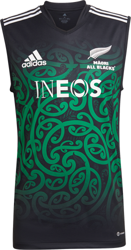 ADIDAS MAORI SINGLET HEREN ZWART /GROEN