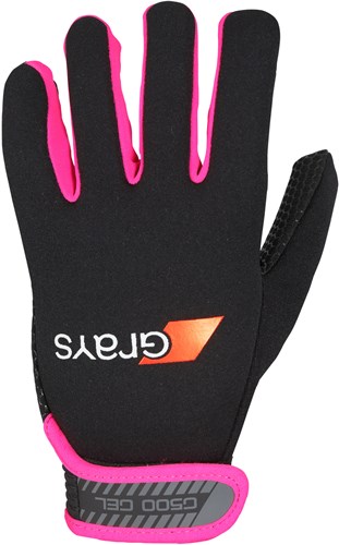 Grays hockey G500 Gel gants noir rose taille M adhérence