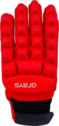 Grays gant de hockey International Pro Fluo Rouge - taille LH Large