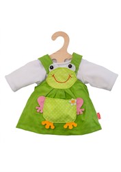 Heless robe de poupée grenouille 28-35 cm avec cintre