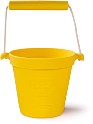 Bigjigs Seau en Silicone - jaune miel