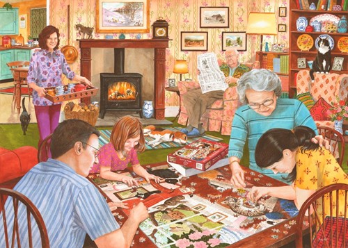 House of Puzzles XXL Teile - Teil für Teil - 500 Teile