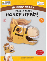 Fiesta Crafts Horse 3D Mask Card Craft
