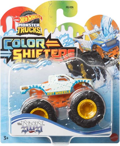 HOT WHEELS MONSTER TRUCKS COLOUR SHIFFTER 1:64 ASSORTED