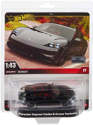 Hot Wheels Porsche Turbo voiture premium modèle 1:43 noir