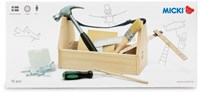 Micki boîte à outils en bois avec outils pour enfants-2