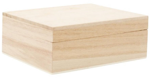 Hobbygroep boîte en bois jouet créatif 13x11,5x5 cm décoration