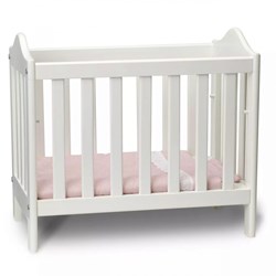 Micki lit de poupée bois base réglable rose jouet