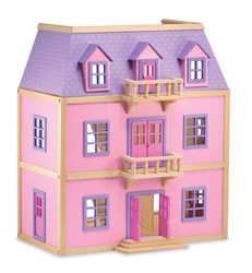 Melissa & Doug Maison De Poupée En Bois À Plusieurs Étages