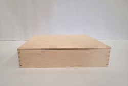 Alexander Toys Houten speelbak met deksel (25x25x5 cm)