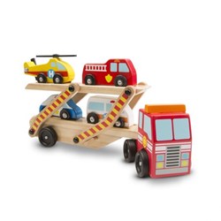 Melissa & Doug Transporteur de véhicules d’urgence