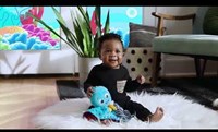 Baby Einstein peluche pieuvre jouet - jouet musical sensoriel bleu-3