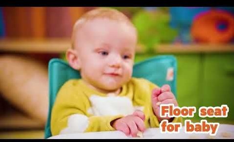 Bright Starts rehausseur Pop 'n Sit gris - siège rehausseur bébé portable-3