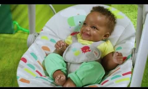 Bright Starts balançoire bébé portable avec musique et mouvement automatique-3
