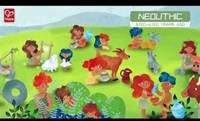 Hape puzzle Âge de pierre - jouet éducatif carton 102 pièces-3