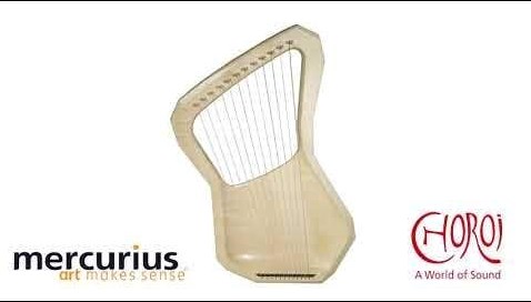 Choroi lyre pour enfants instrument de musique frêne - 12 cordes-2