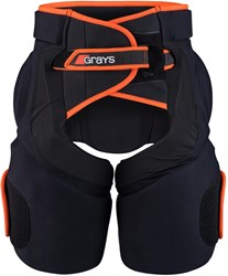 Grays short de gardien de hockey Elite rembourré noir orange taille M