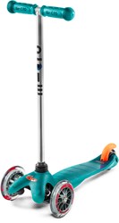 Micro trottinette enfant Mini Classic Aqua - Bleu - Système lean-and-steer