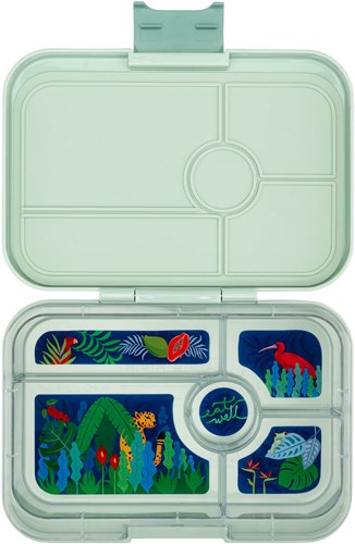 Yumbox boîte à lunch Bento box 5 compartiments XL verte étanche pour adultes