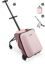 Micro valise à roulettes Eazy Allrounder rose - trottinette bagage enfant