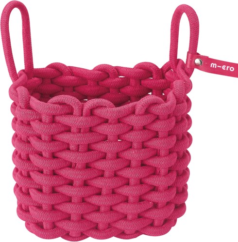 Micro panier trottinette ECO rose - Accessoire Micro pour trottinette