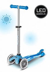 Micro trottinette enfant Glow LED Arctic Blue - Mini Micro trottinette à roues lumineuses