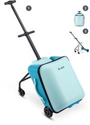 Micro valise ride-on Eazy Allrounder bleu - bagage enfant et poussette