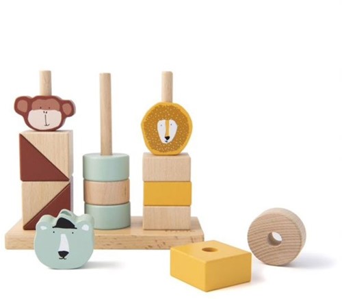 Empileur de blocs animaux en bois Trixie