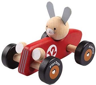Plan Toys Konijn racewagen