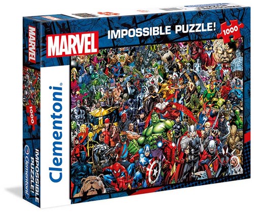 Clementoni puzzle Marvel 1000 pièces - Impossible Avengers casse-tête-2