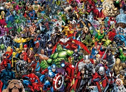 Clementoni puzzle Marvel 1000 pièces - Impossible Avengers casse-tête