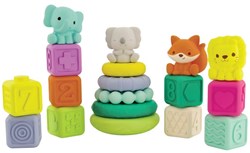 Infantino set de jouets empilables pour bébés et tout-petits - éducatif