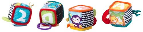 Infantino blocs souples bébé jouet sensoriel éducatif coloré