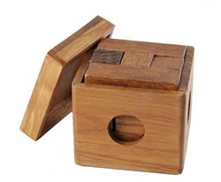 Angel Sports puzzle IQ cube en bois - casse-tête jeu de logique