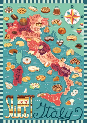 Ravensburger Desserts aus Italien - 1000 Teile