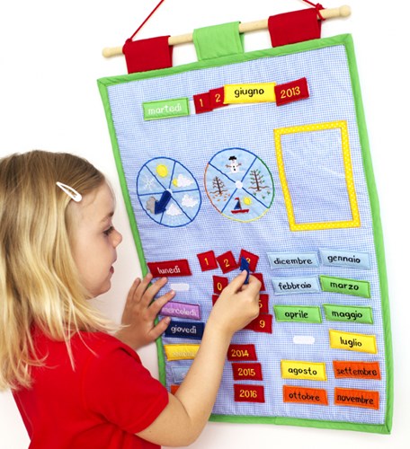 Planet Happy calendrier annuel carton multicolore pour enfants et adultes-2