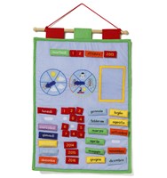 Planet Happy calendrier annuel carton multicolore pour enfants et adultes