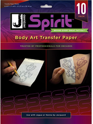 Jacquard papier transfert peau A4 10 feuilles pour tatouages temporaires