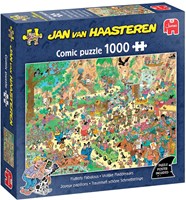 Jumbo puzzle Jan van Haasteren joyeux voltigeurs 1000 pièces animaux-2