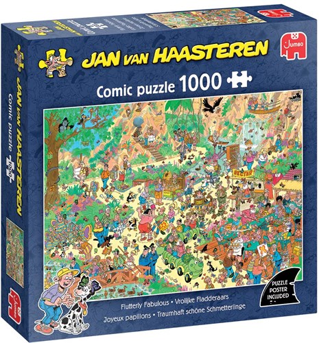 Jumbo puzzle Jan van Haasteren joyeux voltigeurs 1000 pièces animaux-2