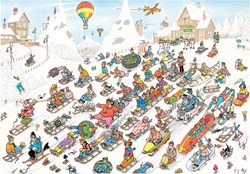 Jumbo puzzle Jan van Haasteren - 2000 pièces - Puzzle cartoon